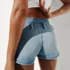 3" Düşük Bel Denim Şortlar