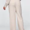 365 Alçak Bel Keten Karışımlı Pantolon