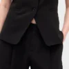 365 Düşük Bel Pileli Geniş Paça Pantolon