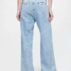 365 Yüksek Bel Ultra Yumuşak Pileli Denim Pantolon