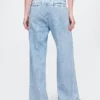 365 Yüksek Bel Ultra Yumuşak Pileli Denim Pantolon