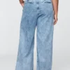 365 Yüksek Bel Ultra Yumuşak Pileli Denim Pantolon