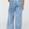 365 Yüksek Bel Ultra Yumuşak Pileli Denim Pantolon