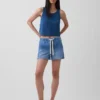 4" Denim Kolay Şort