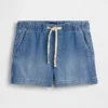 4" Denim Kolay Şort