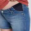 4" Hamile Giyim İç Panelli Denim Şort