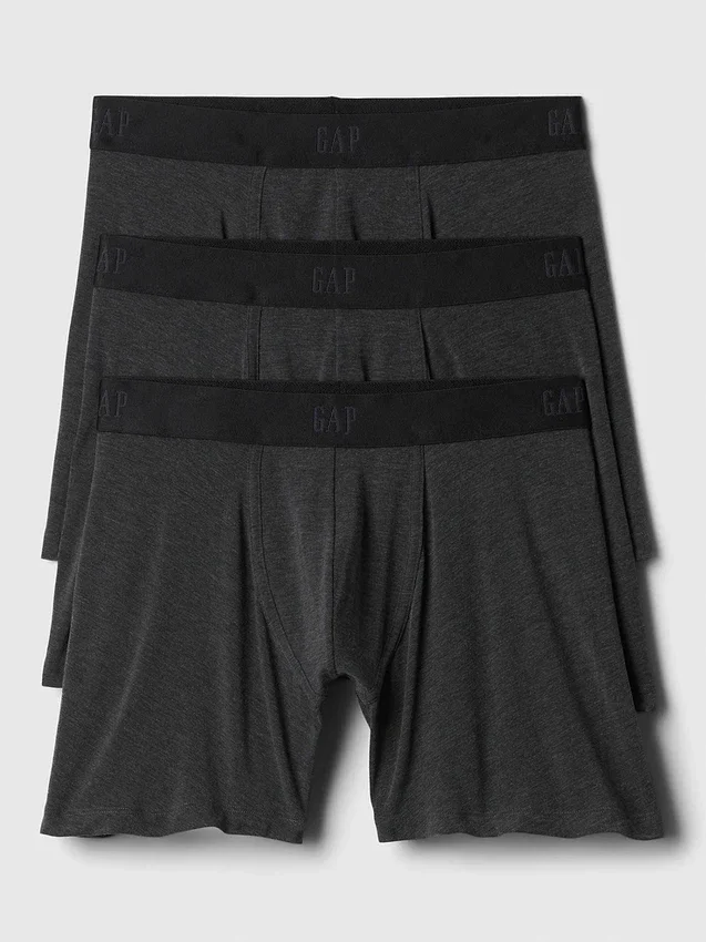5" Breathe Boxer Külot (3'lü Paket)