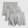 5" Organik Esnek Pamuklu Boxer Külot (3'lü Paket)