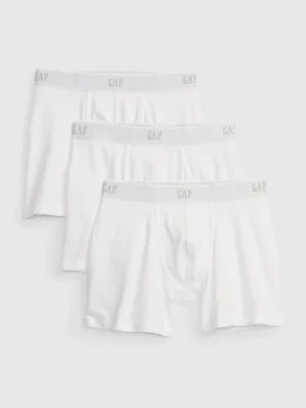 5" Organik Esnek Pamuklu Boxer Külot (3'lü Paket)