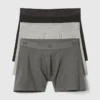 5" Organik Esnek Pamuklu Boxer Külot (3'lü Paket)
