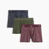 5" Organik Esnek Pamuklu Boxer Külot (3'lü Paket)