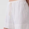 6" Keten Karışımlı Rahat Şort