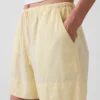 6" Keten Karışımlı Rahat Şort