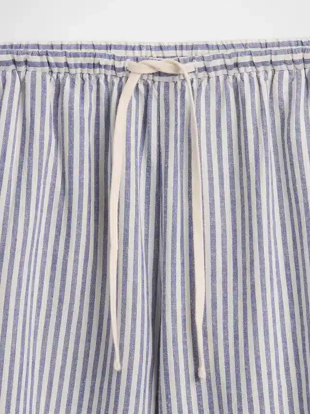 6" Keten Karışımlı Rahat Şort