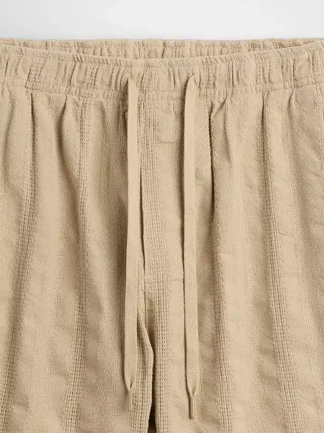 7" Dokulu Rahat Şortlar