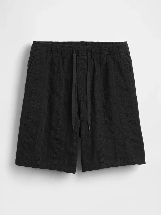 7" Dokulu Rahat Şortlar