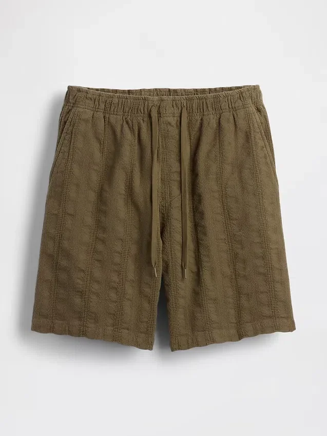 7" Dokulu Rahat Şortlar