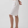 9" Alçak Bel Keten Karışımlı Pantolon Şortları