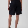 9" Alçak Bel Keten Karışımlı Pantolon Şortları