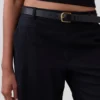 9" Alçak Bel Keten Karışımlı Pantolon Şortları