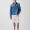 9" Bol Kesim Denim Marangoz Şortu
