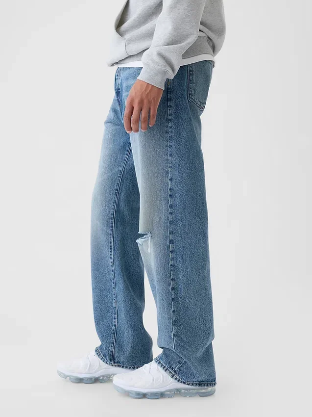 90'lar Tarzı Bol Kesim Jean'ler