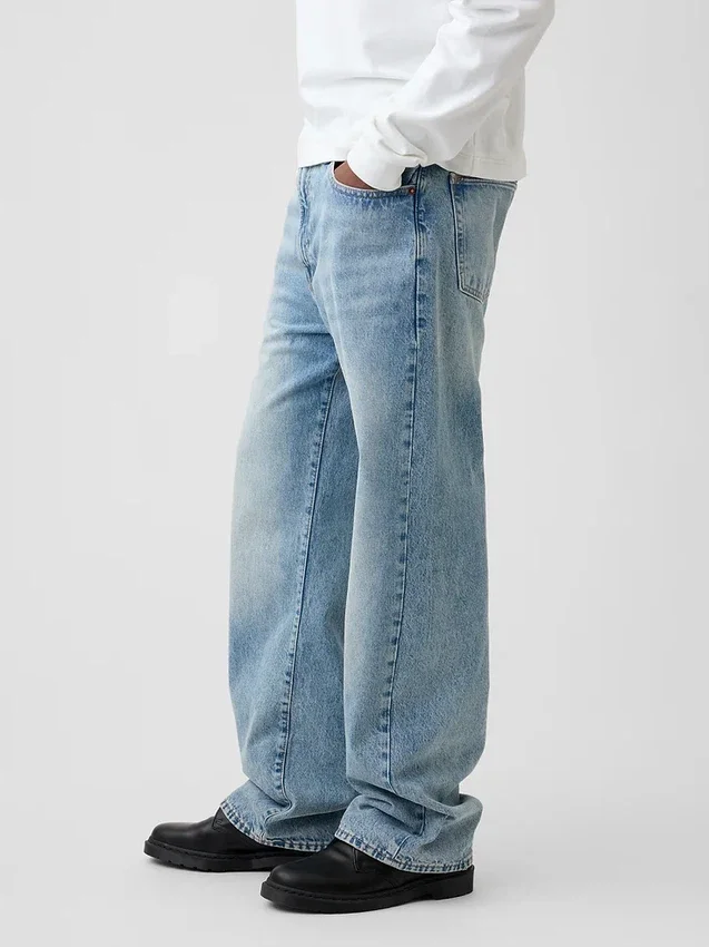 90'lar Tarzı Bol Kesim Jean'ler
