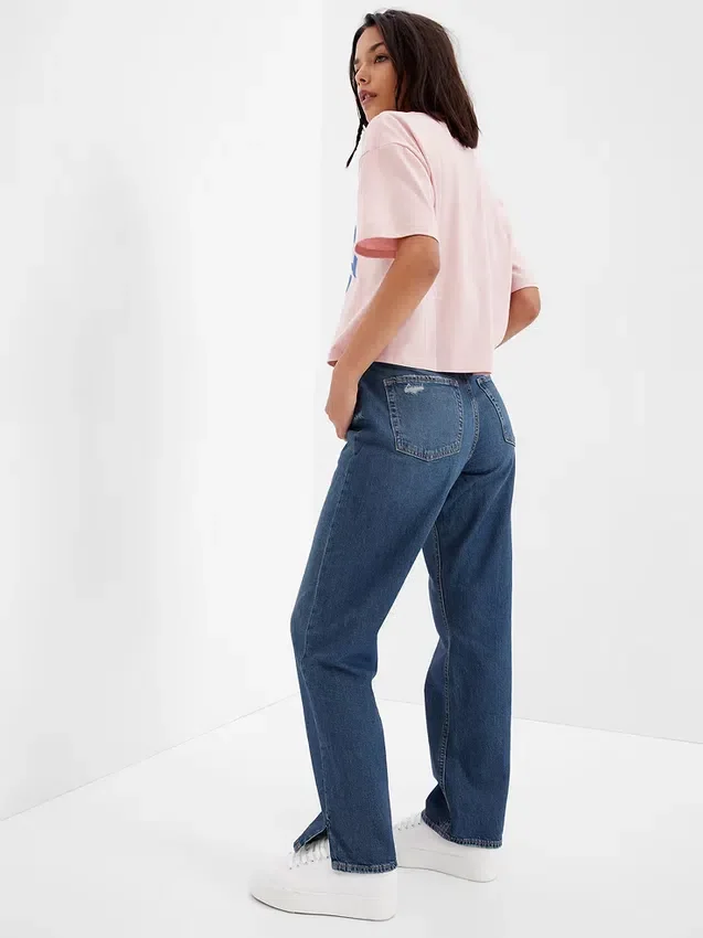 90'lar Tarzı Geniş Kesim Jean
