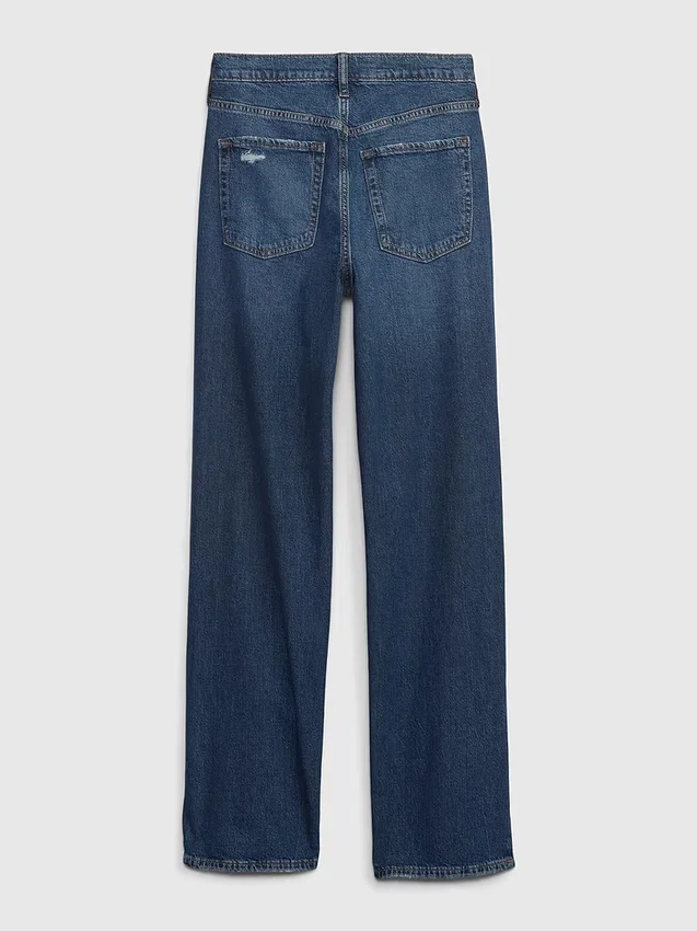 90'lar Tarzı Geniş Kesim Jean