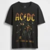 Ac/Dc Bol Kesim Grafik Tişört