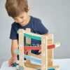 Ahşap Rampa Yarış Arabası Bebek Oyuncağı