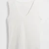 Alacalı Nervürlü Tank Top
