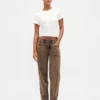Alçak Bel '90'lar Stili Bol Jean