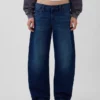 Alçak Bel Barrel Jean'ler