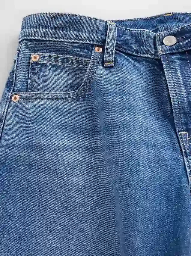 Alçak Bel Barrel Jean'ler