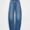 Alçak Bel Barrel Jean'ler
