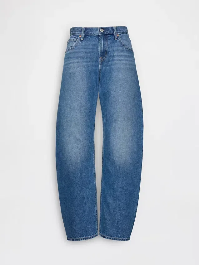 Alçak Bel Barrel Jean'ler