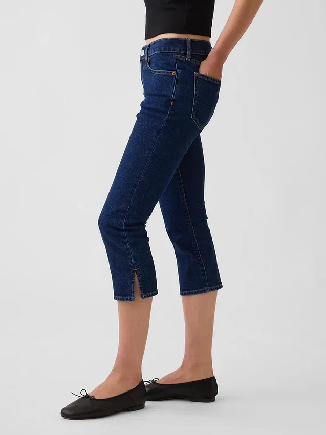 Alçak Bel Capri Jean'ler