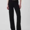Alçak Bel Pamuk Karışımlı Bootcut Kazak Pantolonlar