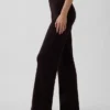 Alçak Bel Pamuk Karışımlı Bootcut Kazak Pantolonlar