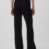 Alçak Bel Pamuk Karışımlı Bootcut Kazak Pantolonlar