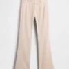 Alçak Bel Rahat Kesim Geniş Paça Haki Pantolon