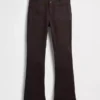 Alçak Bel Twill Uzun ve Dar Pantolonlar