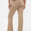 Alçak Bel Twill Uzun ve Dar Pantolonlar