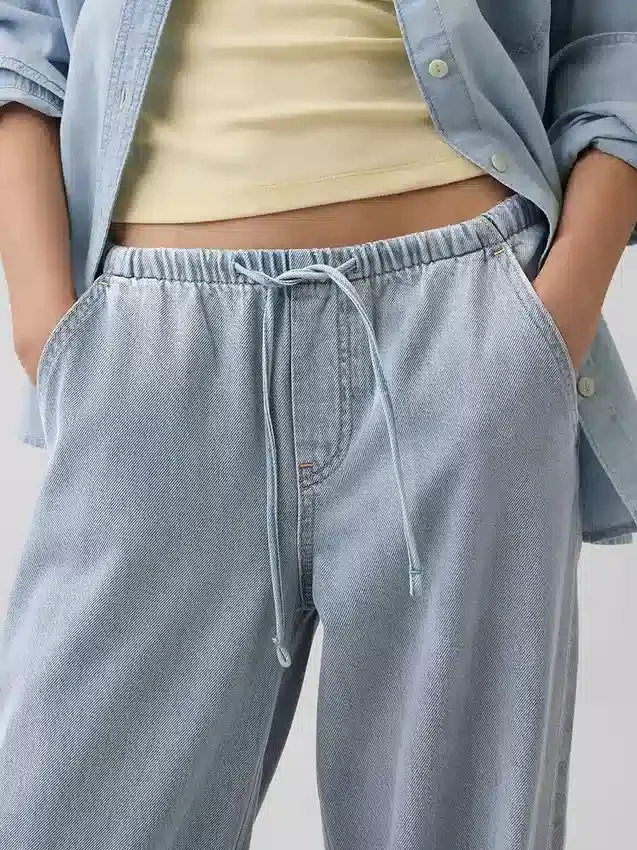 Alçak Bel, Ultra Yumuşak, 90'lar Tarzı Bol Kesim Jean'ler