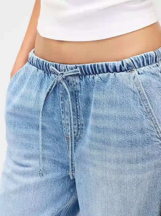 Alçak Bel, Ultra Yumuşak, 90'lar Tarzı Bol Kesim Jean'ler