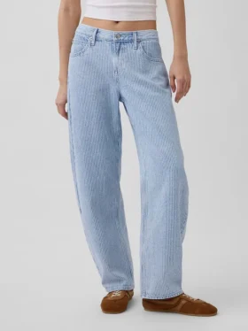 Alçak Bel, Ultra Yumuşak Barrel Jean’ler
