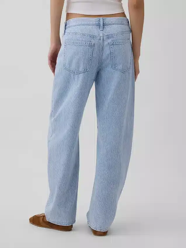 Alçak Bel, Ultra Yumuşak Barrel Jean'ler