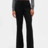Alçak Belli Twill Geniş Paça Pantolon