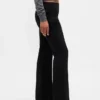 Alçak Belli Twill Geniş Paça Pantolon